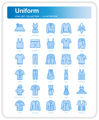 Uniform icon set