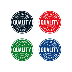 guaranteed quality product stamp logo design