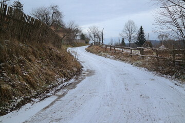 Obraz premium landscape with snow