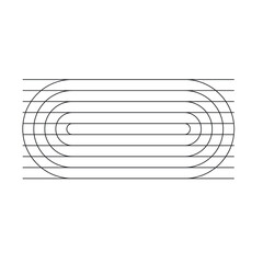 Lines in Circle Form . Spiral Vector Illustration .Technology round. Linear Logo . Design element . Abstract Geometric shape .