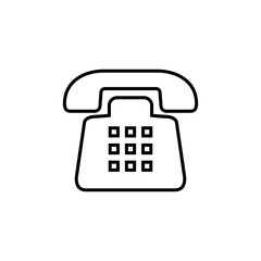 Telephone icon vector. phone icon vector.