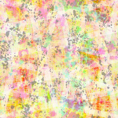 Obraz na płótnie Canvas Abstract Pastel Geometric Paint Splash Pattern