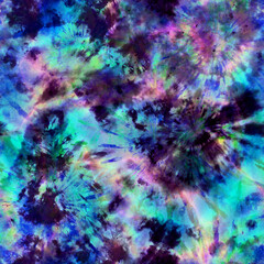 Fototapeta na wymiar Abstract Tie Dye Holographic Light Pattern 