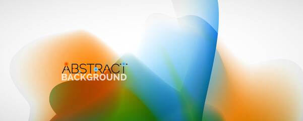Fluid color gradient abstract background, trendy colorful wallpaper. Vector illustration for placards, brochures, posters, banners and covers