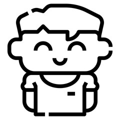 Villager icon for web element , webpage, application, card, printing, social media, posts etc.