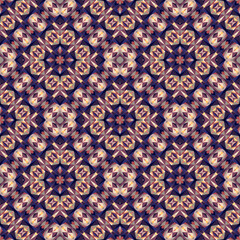 Geometric seamless pattern, ornament, abstract colorful background, fashion print, vector texture.