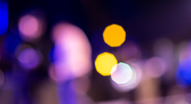 Colorful round abstract bokeh background