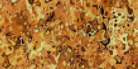 Abstract geometric pattern. Multicolor Figures. 3d renderering illustration