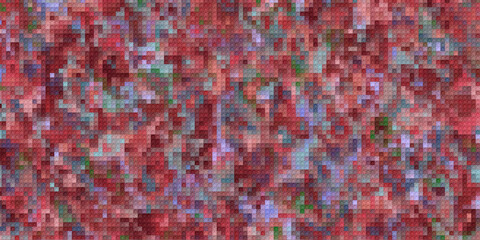 Abstract geometric pattern. Multicolor Figures. 3d renderering illustration