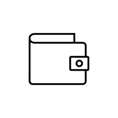 Wallet icon vector. wallet vector icon