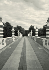 In Tsaritsyn Park. Palace and Park ensemble of the XVIII century, architect Vasily Bazhenov. 