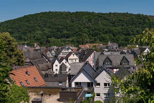 Blick &uuml;ber die Altstadt von Herborn in Hessen, Deutschland 