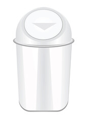 Home recycle bin. vector illustration