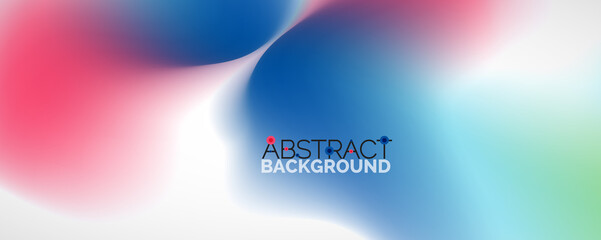 Fluid color gradient abstract background, trendy colorful wallpaper. Vector illustration for placards, brochures, posters, banners and covers