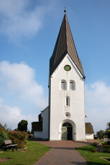 Fototapeta na wymiar Church, Amrum, Germany