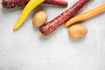 Carrots and potatoes
