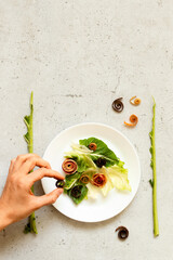 Vegetable scraps - say no to food waste