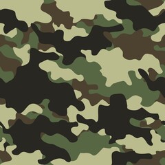 seamless camouflage pattern © keni