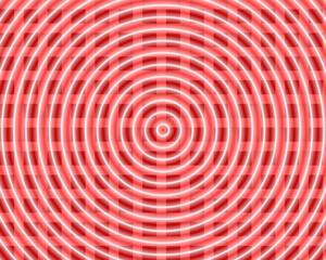 Circles, forms, circular red and white spiral