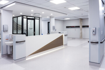 Modern hospital interior