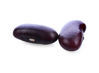 red kidney bean isolated on white background