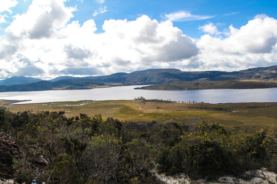 lake in the mountains lorentz park papua