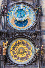 Obraz na płótnie Canvas Nice the Prague astronomical clock