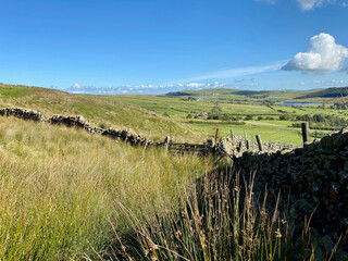Panorama of Barley Village from Pendle Hill 