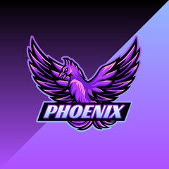 phoenix esport mascot logo