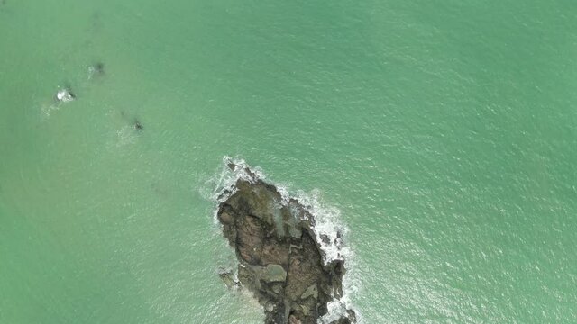 The Telok / Teluk Melano Coastline and Beach at the most southern tip of the Tanjung Datu part of Sarawak and Borneo Island