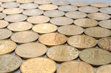 Ukraine. 1 hryvnia metal coin.