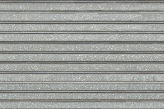 Seamless grey metal shutter texture, metallic gate pattern, high resolution repeatable vertical wall wallpaper, seams free, perfect for renders and architectural works.