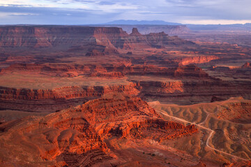 Dead Horse Point at sunset, Utah