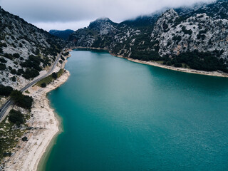 Obraz na płótnie Canvas Gorg Blau en Mallorca, embalse de agua