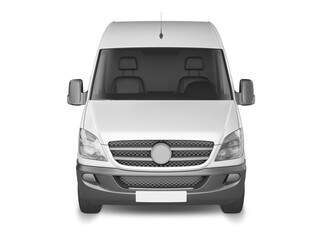 PHOTOREALISTIC VAN MOCKUP FRONT