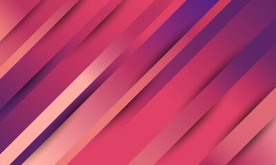 Abstract pink and purple diagonal stripes line gradient. Template and background for card or banner. Vector illustration design