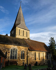 Fototapeta na wymiar St James' Church in Shere, Surrey, UK
