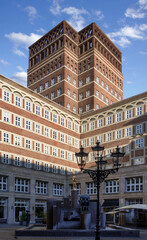 Naklejka premium wilhelm marx haus in düsseldorf