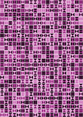 Fototapeta premium Abstract Geometric Pattern generative computational art illustration