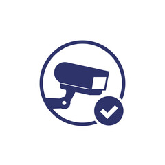 ip camera icon with checkmark