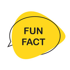 Speech Bubble Fun Fact Icon Vector Illustration EPS10