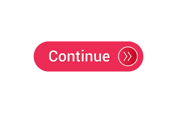 Continue button, Continue icon for web