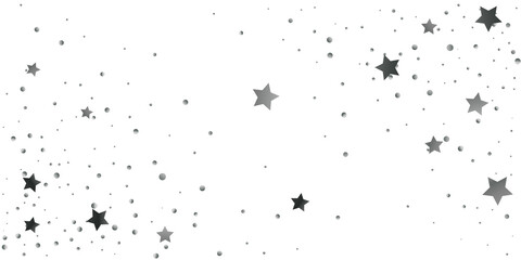 Illustration of flying shiny stars.