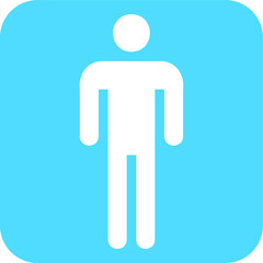 Award winning human vector icon. Example of a flat symbol. With white background.