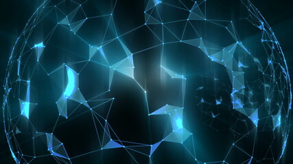 Obraz premium abstract blue background with stars