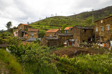 Fototapeta na wymiar Abandoned village in Portugal
