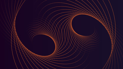 Abstract fractal burst background . Technology wave background .