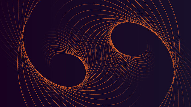 Fototapeta Abstract fractal burst background . Technology wave background .