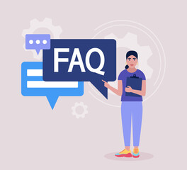 FAQ concept