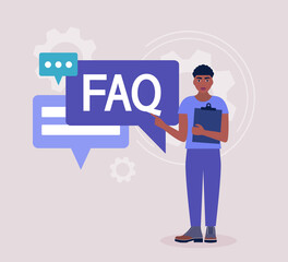 FAQ concept
